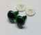 celloexpress 15mm GLASS LIKE Green Eyes with Plastic Backs - Safety Eyes for Soft Toy or Teddy Bear Making - Pack of 1 Pair