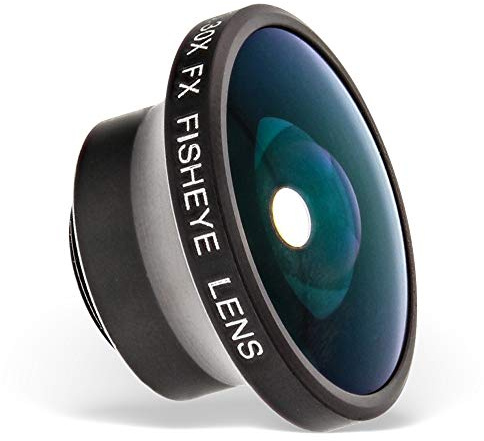 InLine 55491 Smartphone Aufsteck-Objektiv Fisheye Weitwinkel 0.30X schwarz