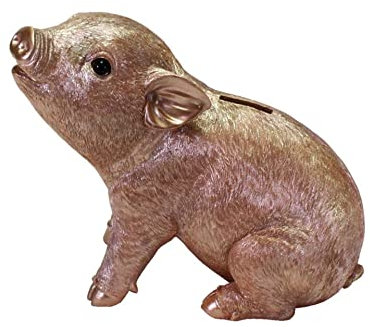 Unbekannt Sparschwein Rose Gold (V36865) Spardose Sparbüchse