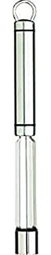 KitchenCraft Professional - Vide-pomme Dentelé en Acier Inoxydable, Argent, 21 cm
