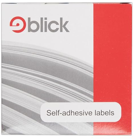 Blick Dispenser Self-Adhesive Label 19mm Red Pack of 1280 RS012054