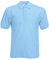 Fruit Of The Loom Men's SS033M Short Sleeve Polo Shirt, Blue (Sky Blue), X-Large