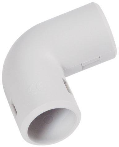 Isolamento tubi | Guaina | Connettore tubo | Tubatura | Raccordo in pvc | Manicotto cavo | tubo in pvc rigido | Sacchetto Con Gancio Di 2 Gomiti Squadre Irl D20mm Grigio | Debflex | 429245