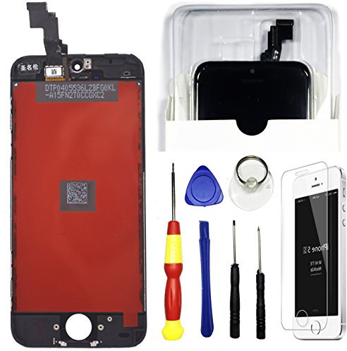 Generic LCD Replacement Part With Touch Digitizer Assembly For Apple Iphone 5 5c 5s screen (iphone 5c screen, black)