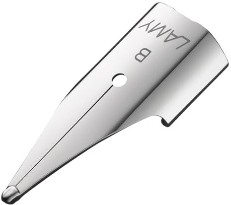 Lamy Z 50 Feder 888 - Ersatzfeder aus verchromtem Edelstahl in der Farbe Blank – Federstärke B, Silber, 1 Stück (1er Pack)
