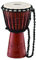 Nino Percussion Water Rhythm Djembe - Großes Musikinstrument für Kinder ab 4 Jahren - Durchmesser 8 Zoll - Mahagoni, Natur (NINO-ADJ2-S)