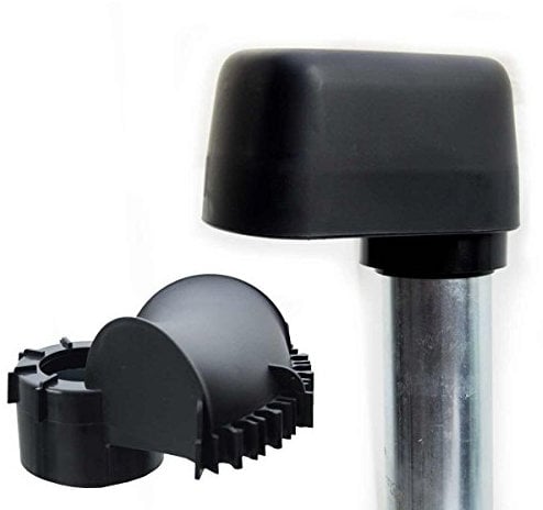 Premium X Mastkappe mit Kabeldurchführung groß für SAT Mast und Dachsparrenhalter mit 48mm 60mm