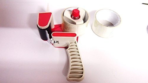 Abroller für Packband mit Bremse + 2 x 15 Meter Rollen