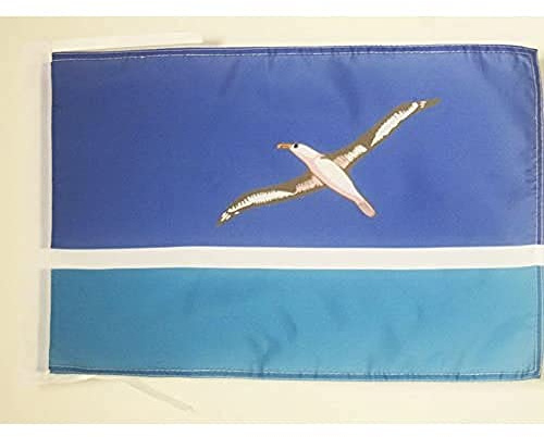 AZ FLAG Midway Islands Flag 45x30 cm 100D Polyester Cords | Indoor and outdoor use American 12x18 in decorative flag double stitched seams and reinforced edges with ties