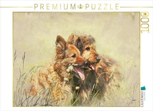 CALVENDO Puzzle EIN Motiv aus dem Kalender Altdeutsche Hütehunde 2017 | 1000 Teile Lege-Größe 64 x 48 cm Foto-Puzzle für glückliche Stunden