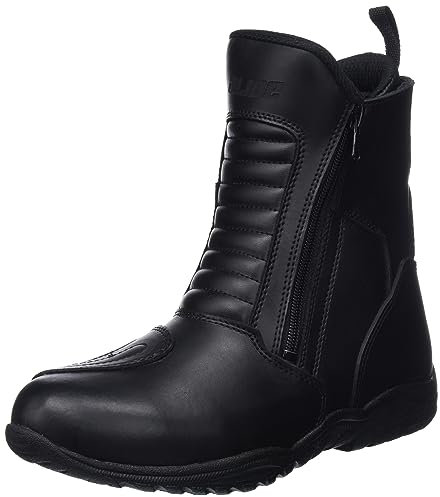 Protectwear Stivali da Moto da Turismo Mezza Altezza, Nero, Taglia 41