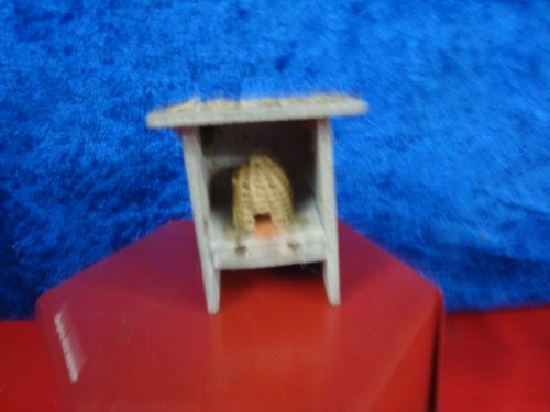 Rulke Rulke040077 Miniatur Bienenstock, Mehrfarbig