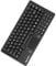 KeySonic KSK-5031IN (DE) Wasser-/Staubdichte Mini-Tastatur (USB-kabelgebunden) aus Silikon mit Touchpad & 2 Maustasten (schwarz)