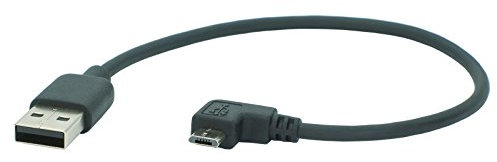 0,2m SunshineTronic Premium High Speed Micro USB 2.0 Ladekabel Datenkabel mit 90° Winkel-Stecker