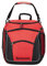 BRUBAKER Skischuhtasche Professional für Schuhe und Helm mit Rucksack-Tragegurten und Schaum-Rückenpolster Rot/Schwarz