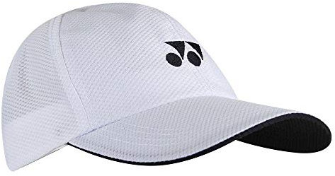 YONEX Unisex 341 Baseball Cap, weiß, 56