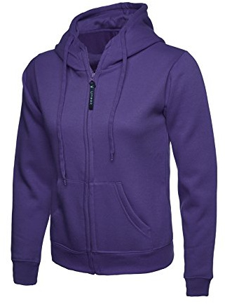 Ladies Classic Full Zip Hooded Sweatshirt