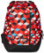 Seven Zaino - THE DOUBLE CRUNK, Rosso - 2in1 Zaino Reversibile Nero - Cuffie Stereo con Grafica Abbinata Incluse