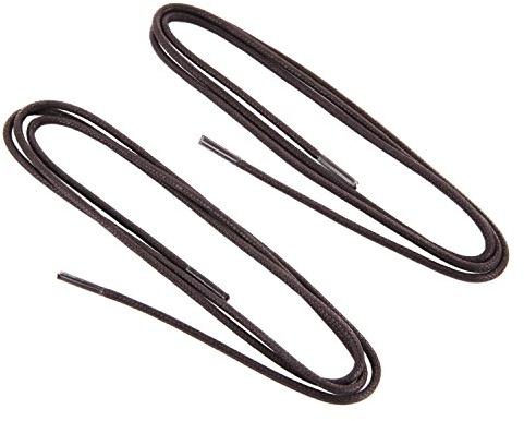 Collonil 1 Paar Schnürsenkel rund dünn gewachst Längen (75 cm, Dunkelbraun)