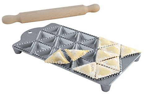 Vorrichtung aus Aluminium zur Herstellung von dreieckigen Ravioli 50 mm E162