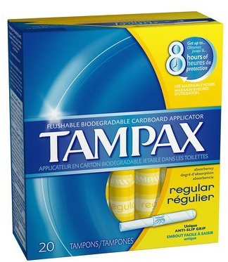 Tampax - Tampax Blue Box Regular Tampons with Cardboard Applicator - 20 Pieces