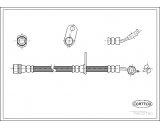 Corteco 19032190 Bremsschlauch vorne links außen