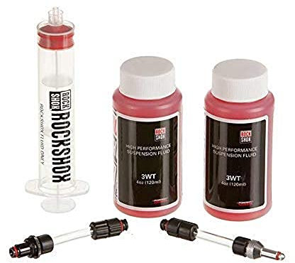 Rockshox Unisex Rockshox Charger Damper Standard Bleed Kit White, White, Suspension Oil 3 W UK
