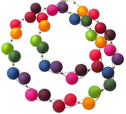 schmuckmanufaktur koenigsblau Polariskette oder Polarisarmband Regenbogen bunt | handgefertigt | mit Größenauswahl & Armbandoption | Regenbogenkette