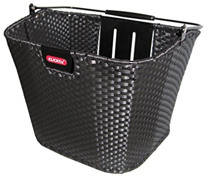 KLICKfix Farradtasche Structura Korb Schwarz, 0380KLIK