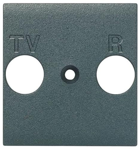 Tapa TV-R Bticino L4204 LivingLight2 modulos Antracita