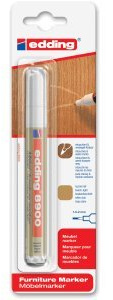edding 5 x Möbel-Reparaturmarker 8900 Blisterverpackung buche