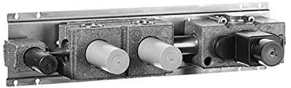 Fantini 1900D212A Corpo Incasso per Miscelatore Termostatico Doccia a 2 Uscite, Argento