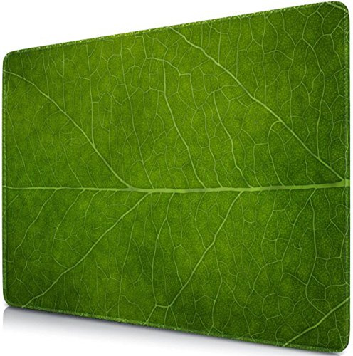 Sidorenko Gaming Mauspad - Mousepad 280 x 200 mm - Fransenfreie Ränder - spezielle Oberfläche verbessert Geschwindigkeit und Präzision - rutschfest - grün