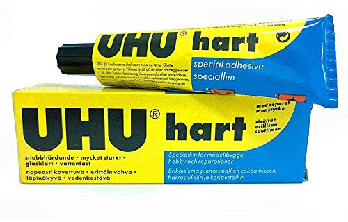 4 x UHU HART ADHESIVE - MODELLING GLUE BALSA CEMENT 35g/33ml Tube
