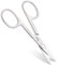 Fine Lines - Thick Nail Scissors - Stainless Steel STRAIGHT Scissor for Women & Men -Silver Manicure Scissors for Nails, Cuticle & Hair Trimming- Suitable for Manicure, Pedicure, Hair & Beard Grooming