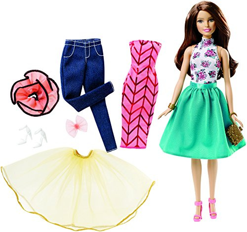 Barbie Mattel DJW59 - Modepuppen, Teresa Puppe und Modeset zum Kombinieren