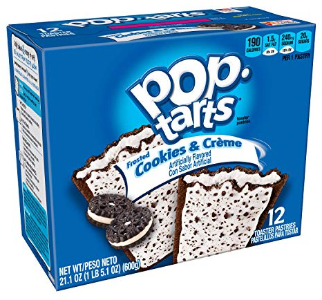 Kellogg's Pop-Tarts Frosted Cookies & Creme (595g)