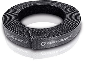 Oehlbach 5006 Hook e Loop cavo wiederverschließbares Velcro 2 m Nero