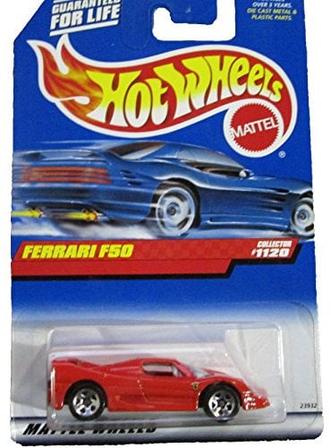 Mattel Hot Wheels 1999 1:64 Scale Red Ferrari F50 Die Cast Car Collector #1120