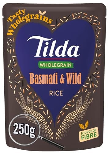 Tilda Steamed Brown Basmati and Wild Rice, 250g