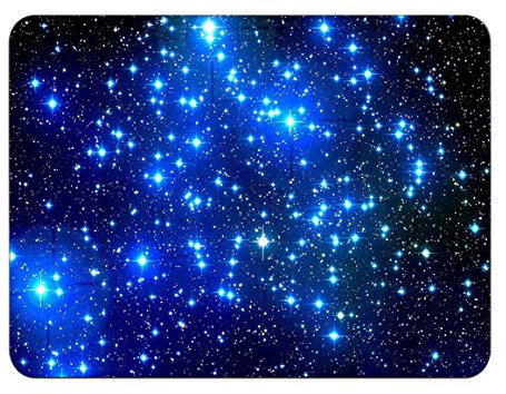 Silent Monsters Alfombrilla de ratón Ordenador 240 x 200 mm Mouse Pad pequeña Tela, Universo, Antideslizante y silenciosa, para Gaming, Oficina, Home Office, Lavable, Enrollable, Cortada con láser