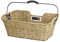 M-Wave Unisex Ocean Seegraskorb F r Den Gep cktr ger Handgemacht, Braun, 41x29.5x17/14.5 cm EU
