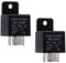 Ehdis Relè 5 Pin 12V Coil 40amp SPDT Modello No .: JD2912-1Z-12VDC 40A 14VDC, contattore relè Interruttore di accensione, Auto Interruttori e antipasti, 2 Pack