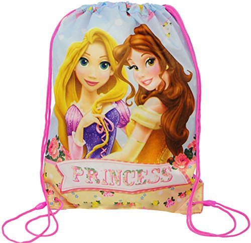 alles-meine.de GmbH Tasche/Rucksack - Princess - Rapunzel & Belle - Sportbeutel - Turnbeutel - Schuhbeutel - Beutel - wasserfest/wasserabweisend & abwischbar - Wäschebeut..