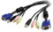 StarTech.com 10 ft 4-in-1 USB VGA KVM Cable with Audio and Microphone - VGA KVM Cable - USB KVM Cable - KVM Switch Cable (USBVGA4N1A10)