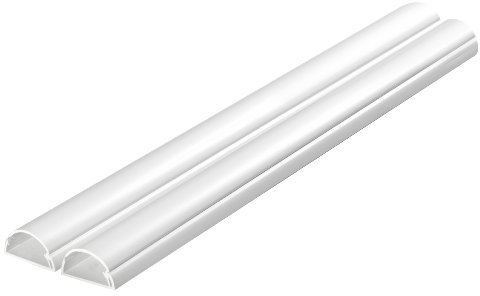 D-Line Kabelkanal Mittel Profil 30 x 15 mm 1 m weiß (2 Stück)