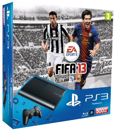 Console PS3 Ultra slim 500 Go + Fifa 13 [import italien]