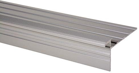 Trepsa Treppenkantenprofil Trepsa Profil 1 | 1100 mm | Aluminium eloxiert | Farbe Silber