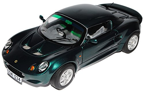 Sun Star Lotus Elise S1 Grün 1. Generation 1996-2000 1/18 Modell Auto mit individiuellem Wunschkennzeichen