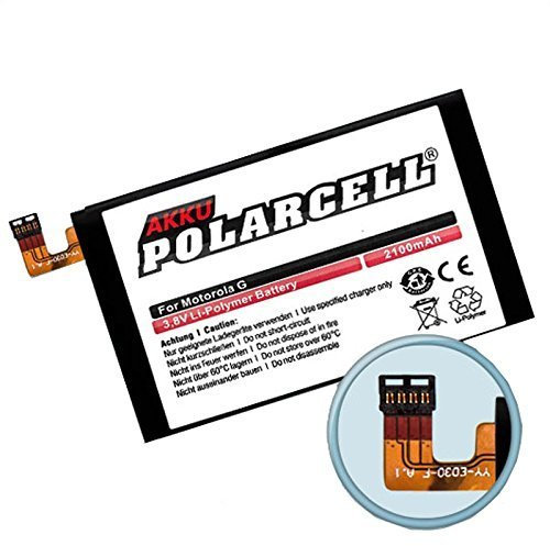 Batteria per Motorola Moto G Xt1032 / Ed30 (2100 Mah/7,77 Wh, ai polimeri di litio)